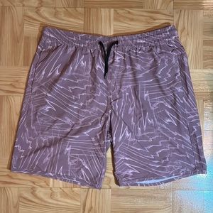 Men’s Zella Printed Athletic Shorts Drawstring